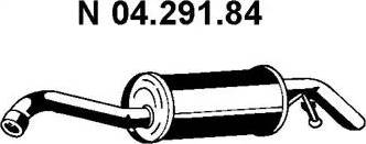 Eberspächer 04.291.84 - Toba esapament finala aaoparts.ro
