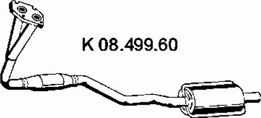 Eberspächer 08.499.60 - Catalizator aaoparts.ro