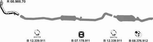 Eberspächer 082630 - Sistem de esapament aaoparts.ro