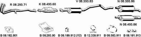 Eberspächer 082161 - Sistem de esapament aaoparts.ro