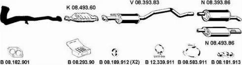 Eberspächer 082162 - Sistem de esapament aaoparts.ro