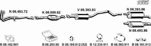 Eberspächer 082310 - Sistem de esapament aaoparts.ro