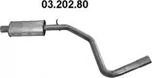 Eberspächer 03.202.80 - Toba esapamet intermediara aaoparts.ro
