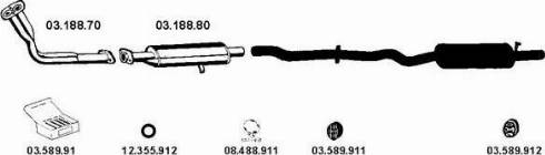 Eberspächer 032119 - Sistem de esapament aaoparts.ro