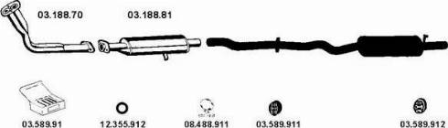 Eberspächer 032121 - Sistem de esapament aaoparts.ro