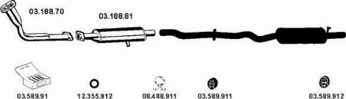 Eberspächer 032122 - Sistem de esapament aaoparts.ro