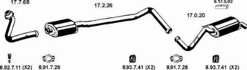 Eberspächer 132052 - Sistem de esapament aaoparts.ro