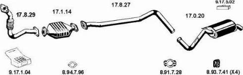 Eberspächer 132129 - Sistem de esapament aaoparts.ro