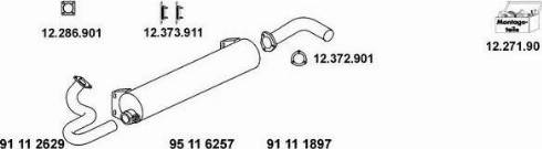 Eberspächer 12_1176 - Sistem de esapament aaoparts.ro