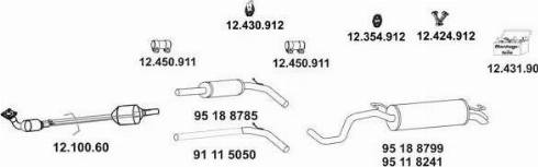 Eberspächer 12_1276_12 - Sistem de esapament aaoparts.ro