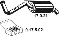 Eberspächer 17.0.21 - Toba esapament finala aaoparts.ro