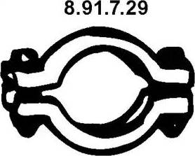 Eberspächer 8.91.7.29 - Conector teava, sistem de esapament aaoparts.ro