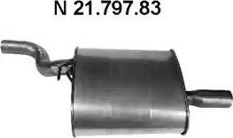 Eberspächer 21.797.83 - Toba esapament finala aaoparts.ro