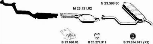 Eberspächer 232111 - Sistem de esapament aaoparts.ro