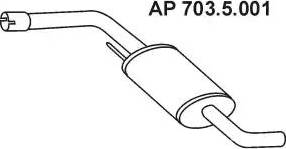 Eberspächer 703.5.001 - Toba esapamet intermediara aaoparts.ro