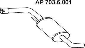 Eberspächer 703.6.001 - Toba esapamet intermediara aaoparts.ro