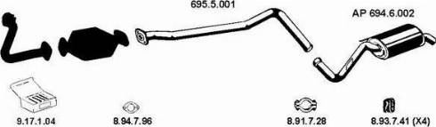Eberspächer AP_2436 - Sistem de esapament aaoparts.ro