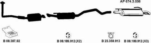 Eberspächer AP_2265 - Sistem de esapament aaoparts.ro