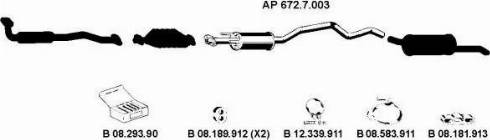Eberspächer AP_2268 - Sistem de esapament aaoparts.ro