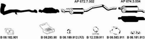 Eberspächer AP_2210 - Sistem de esapament aaoparts.ro