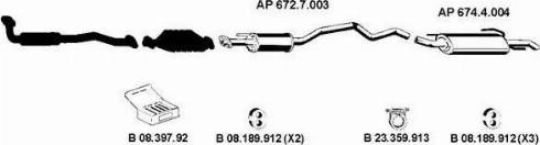 Eberspächer AP_2237 - Sistem de esapament aaoparts.ro
