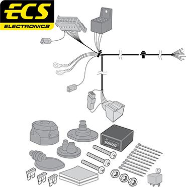 ECS AU040D1U - Ansamblu electric, bara de remorcare aaoparts.ro