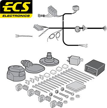ECS BW03113U - Ansamblu electric, bara de remorcare aaoparts.ro