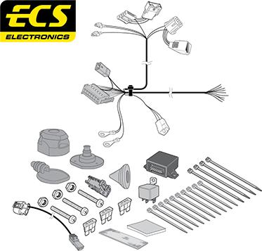 ECS CT050D1U - Ansamblu electric, bara de remorcare aaoparts.ro