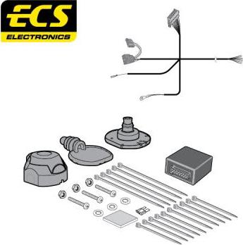 ECS DS00107MU - Ansamblu electric, bara de remorcare aaoparts.ro