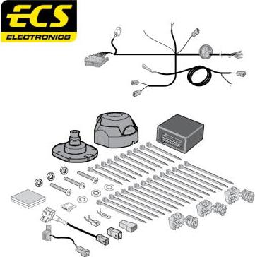 ECS KI12007U - Ansamblu electric, bara de remorcare aaoparts.ro