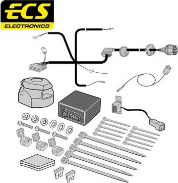ECS MB10707U - Ansamblu electric, bara de remorcare aaoparts.ro