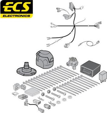 ECS MZ17807U - Ansamblu electric, bara de remorcare aaoparts.ro