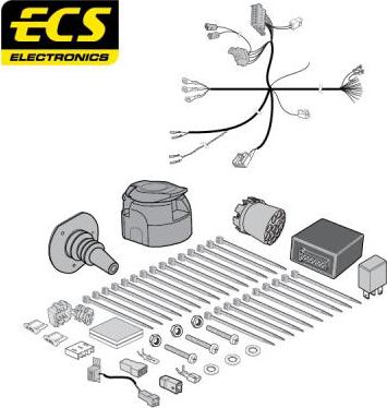 ECS MZ17813U - Ansamblu electric, bara de remorcare aaoparts.ro