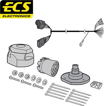 ECS NI14713MU - Ansamblu electric, bara de remorcare aaoparts.ro