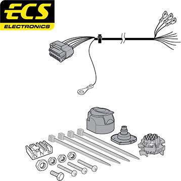 ECS OP056BLU - Ansamblu electric, bara de remorcare aaoparts.ro