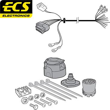 ECS OP056DLU - Ansamblu electric, bara de remorcare aaoparts.ro