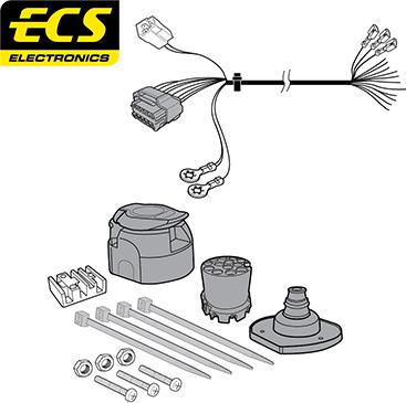 ECS OP073DLU - Ansamblu electric, bara de remorcare aaoparts.ro