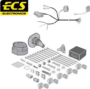 ECS PE07413MU - Ansamblu electric, bara de remorcare aaoparts.ro