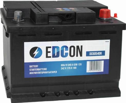 Edcon DC60540R - Baterie de pornire aaoparts.ro