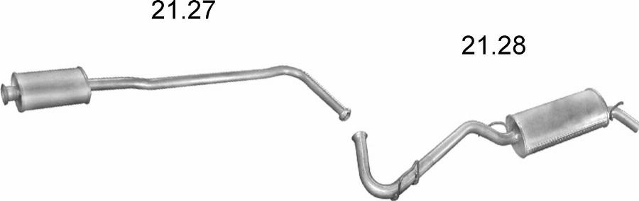 Edex 1763 - Sistem de esapament aaoparts.ro