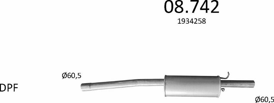 Edex 3719 - Sistem de esapament aaoparts.ro