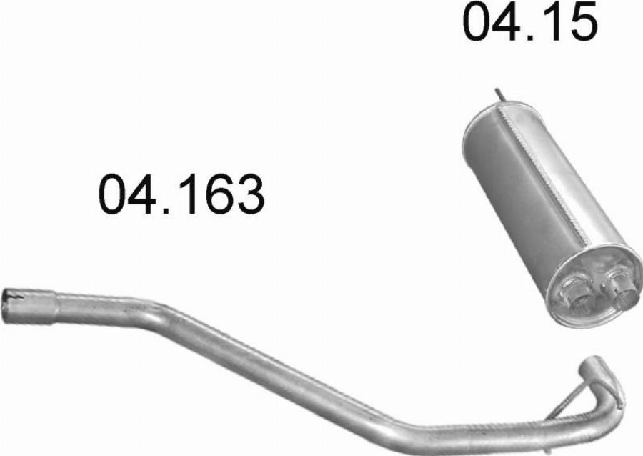 Edex 235 - Sistem de esapament aaoparts.ro