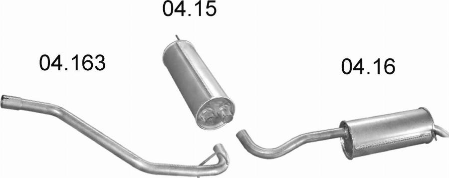 Edex 230 - Sistem de esapament aaoparts.ro