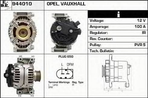 EDR 944010 - Generator / Alternator aaoparts.ro