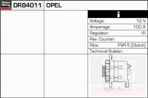 EDR 944011 - Generator / Alternator aaoparts.ro