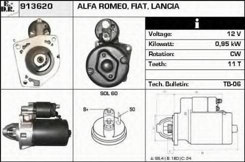 EDR 913620 - Starter aaoparts.ro