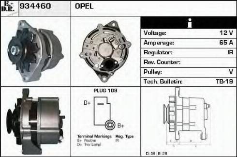 EDR 934460 - Generator / Alternator aaoparts.ro