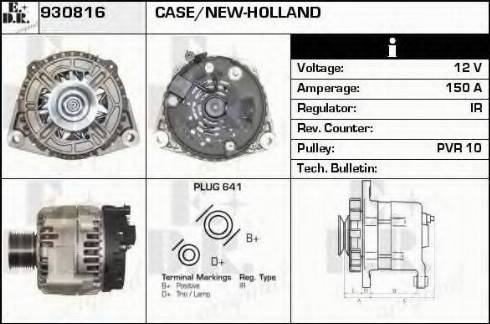 EDR 930816 - Generator / Alternator aaoparts.ro