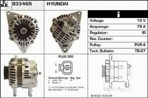 EDR 933465 - Generator / Alternator aaoparts.ro