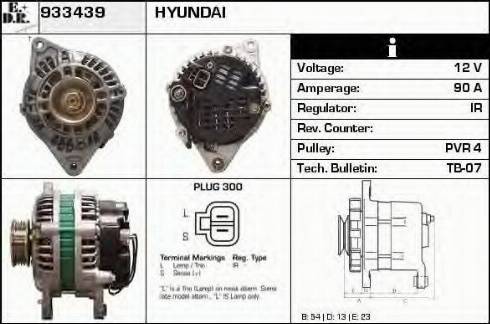 EDR 933439 - Generator / Alternator aaoparts.ro